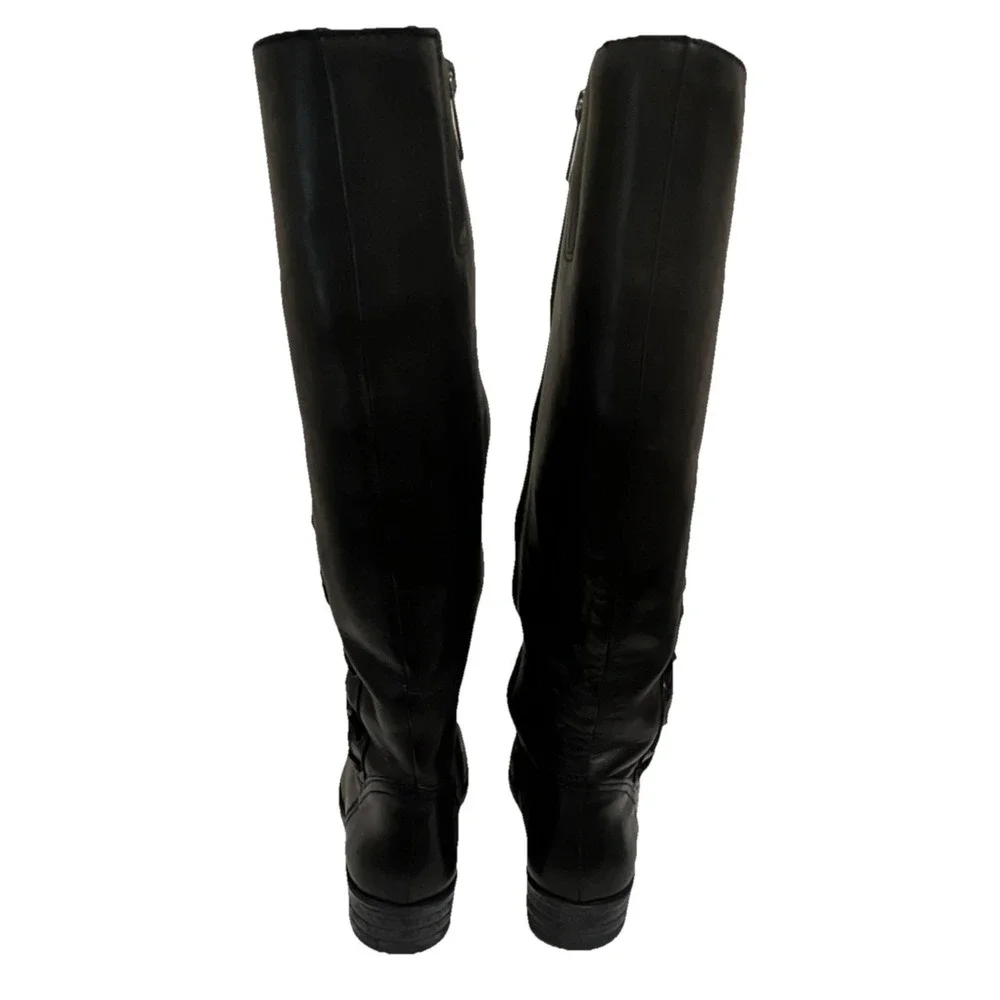 Nurture Kindall black Tall Riding Boots US Size 9.5 Leather Upper